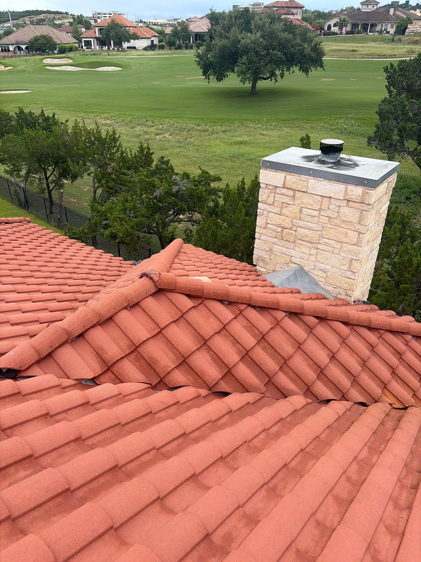 After roof cleaning Falconhead Bee Cave